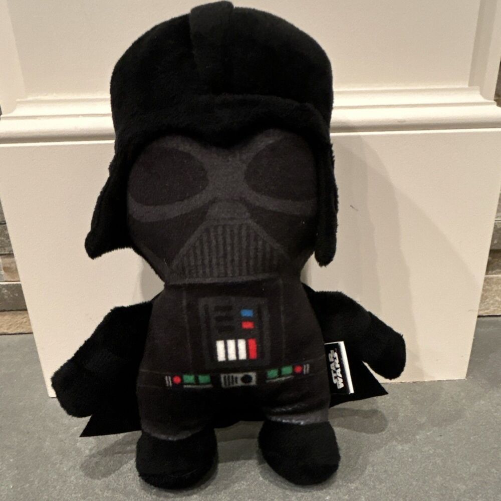 New Star Wars Darth Vader Plush Stuffed Toy Dog Toy with Squeaky Toy in Helmet